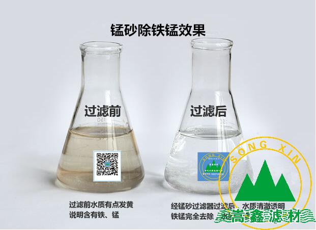 天然锰砂滤料,锰砂除铁锰过滤器处理效果 天然锰砂滤料,锰砂除铁锰过滤器处理效果